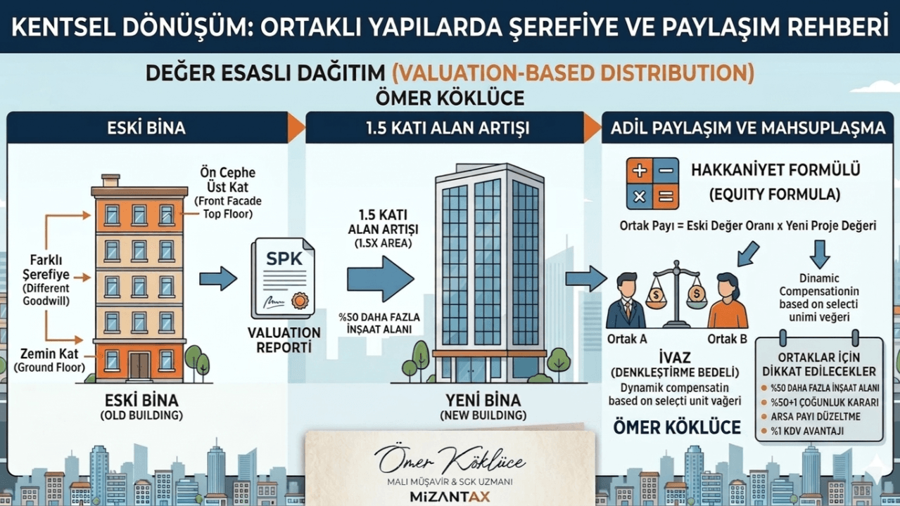 KENTSEL DÖNÜŞÜM: ORTAKLI YAPILARDA ŞEREFİYE VE PAYLAŞIM REHBERİ