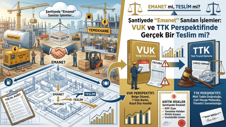 Şantiyede “Emanet” Sanılan İşlemler: VUK ve TTK Perspektifinde Gerçek Bir Teslim mi?